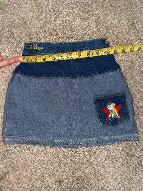 Vintage Y2K Caillou Denim Skirt for Toddler👖